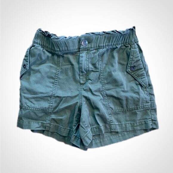 Old Navy Olive Green Soft Utility Alpine Tundra Paper Bag Shorts Womens XSmall - Picture 1 of 14
